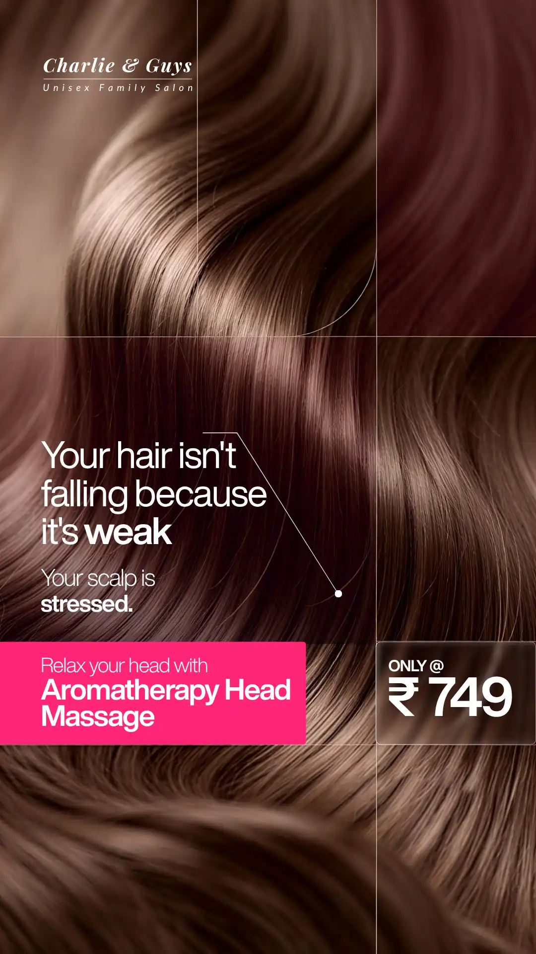 Salon Meta ad copy and creative design — Photon Media Bangalore